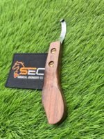 Right Hand Hoof Knife Wooden Handle - Image 2